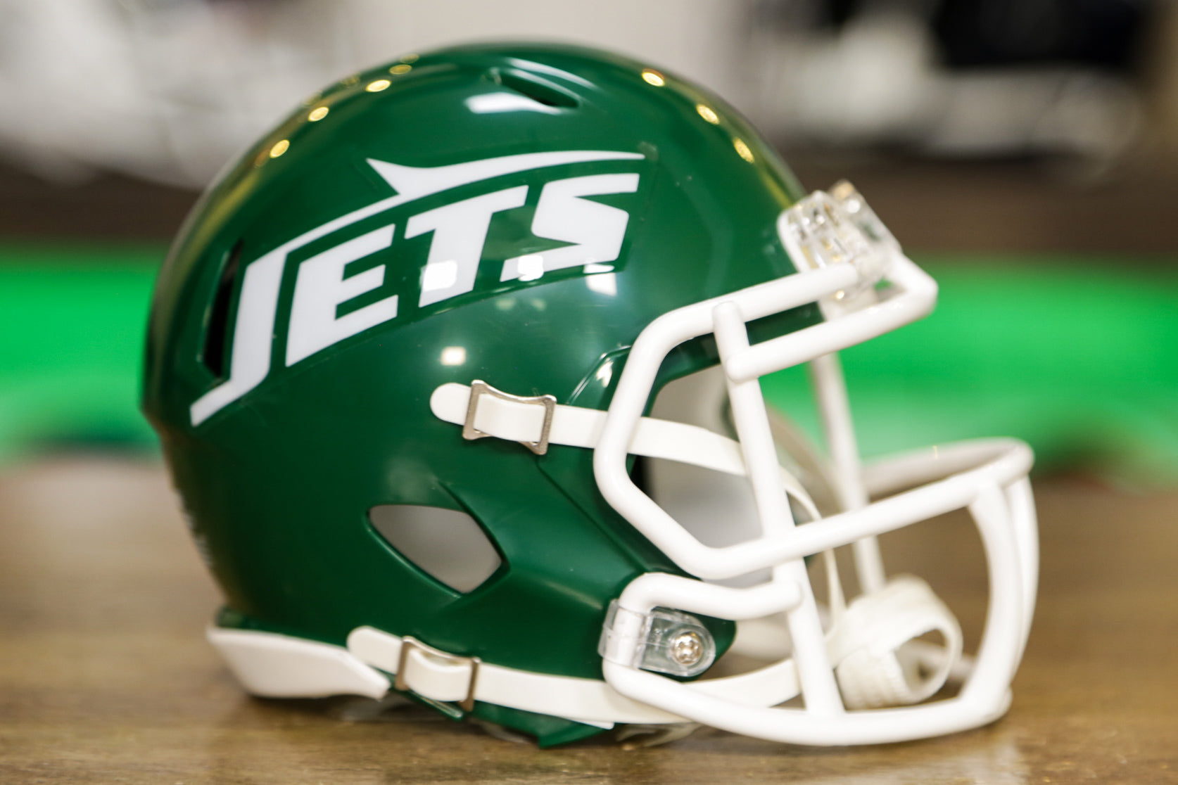 Minicasco Riddell Speed ​​de los New York Jets - Retroceso de 1978-1989 