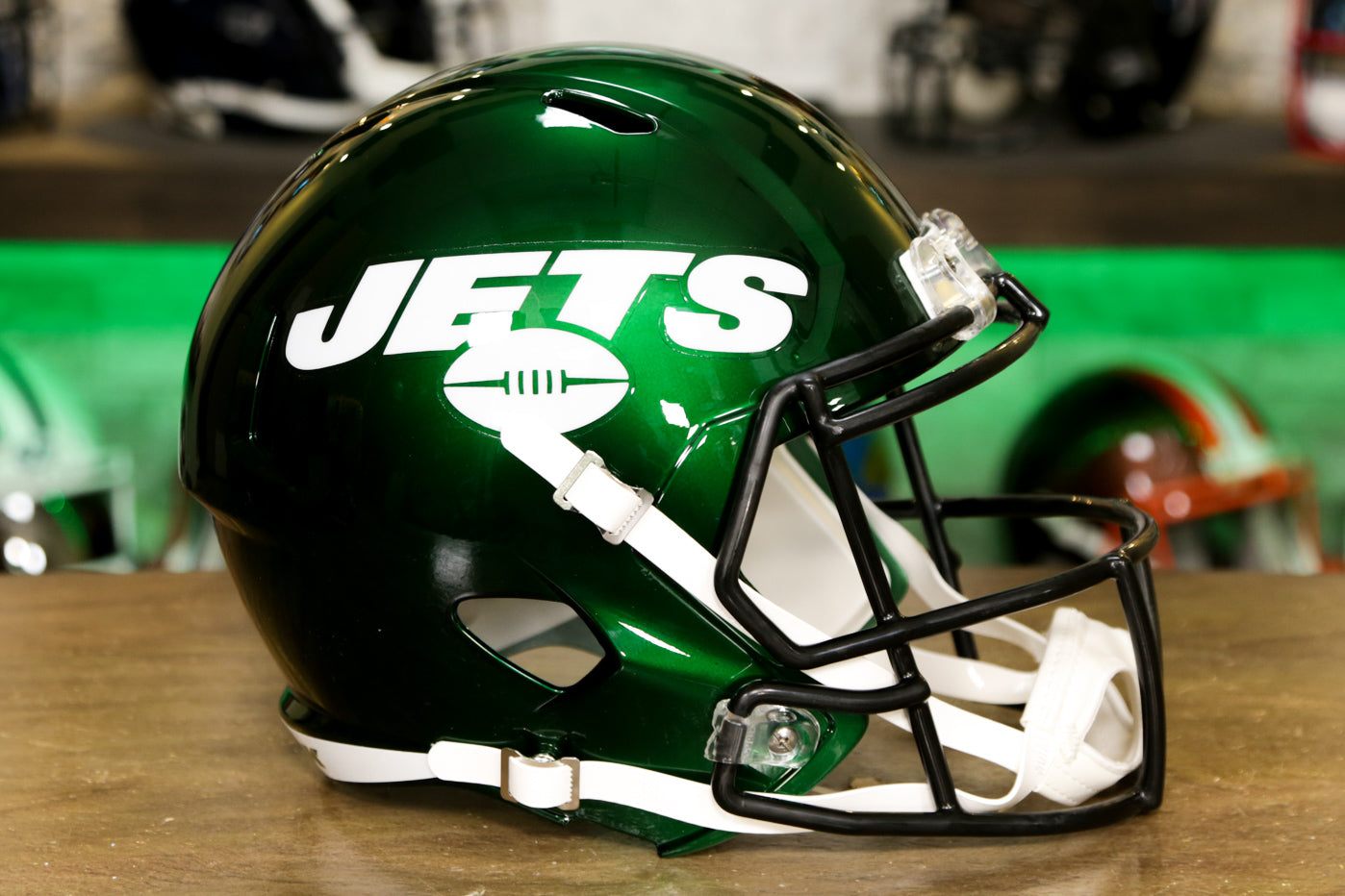 New York Jets Riddell Speed Replica Helmet - 2019-2023 Throwback