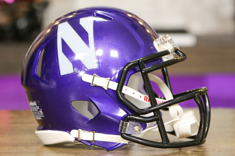 Northwestern Wildcats Riddell Speed Mini Helmet