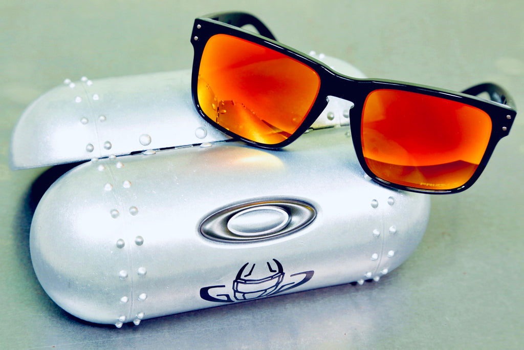 Silver Metal Sporty Visor Sunglasses
