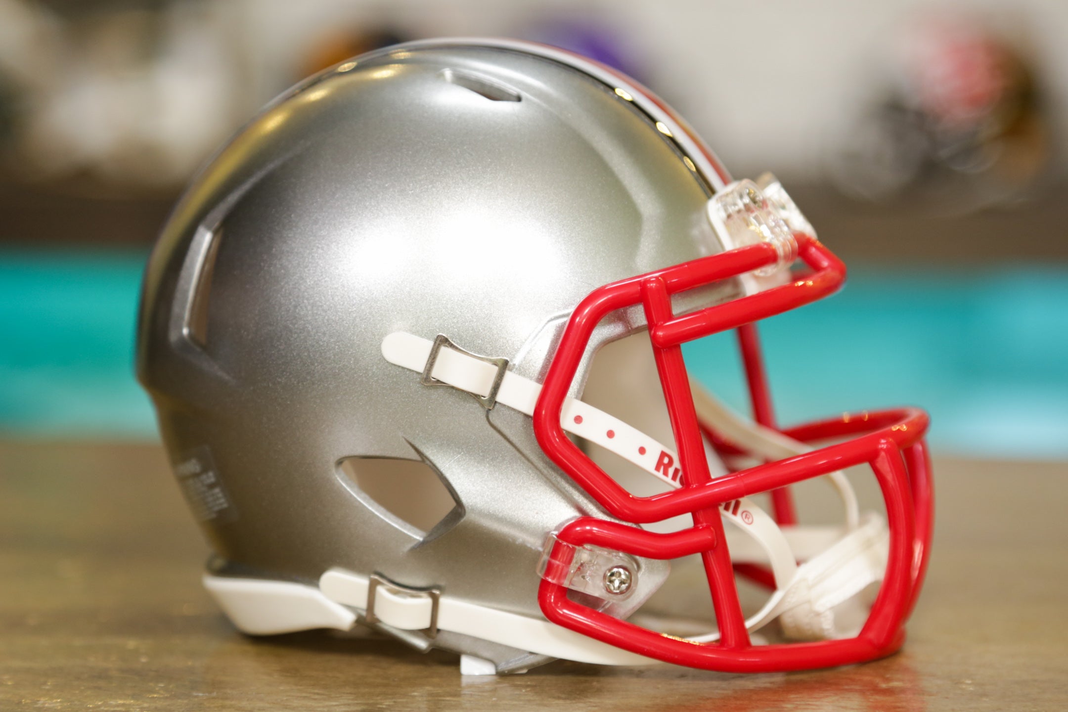 Ohio State Buckeyes Riddell Speed ​​Mini Casco - Flash