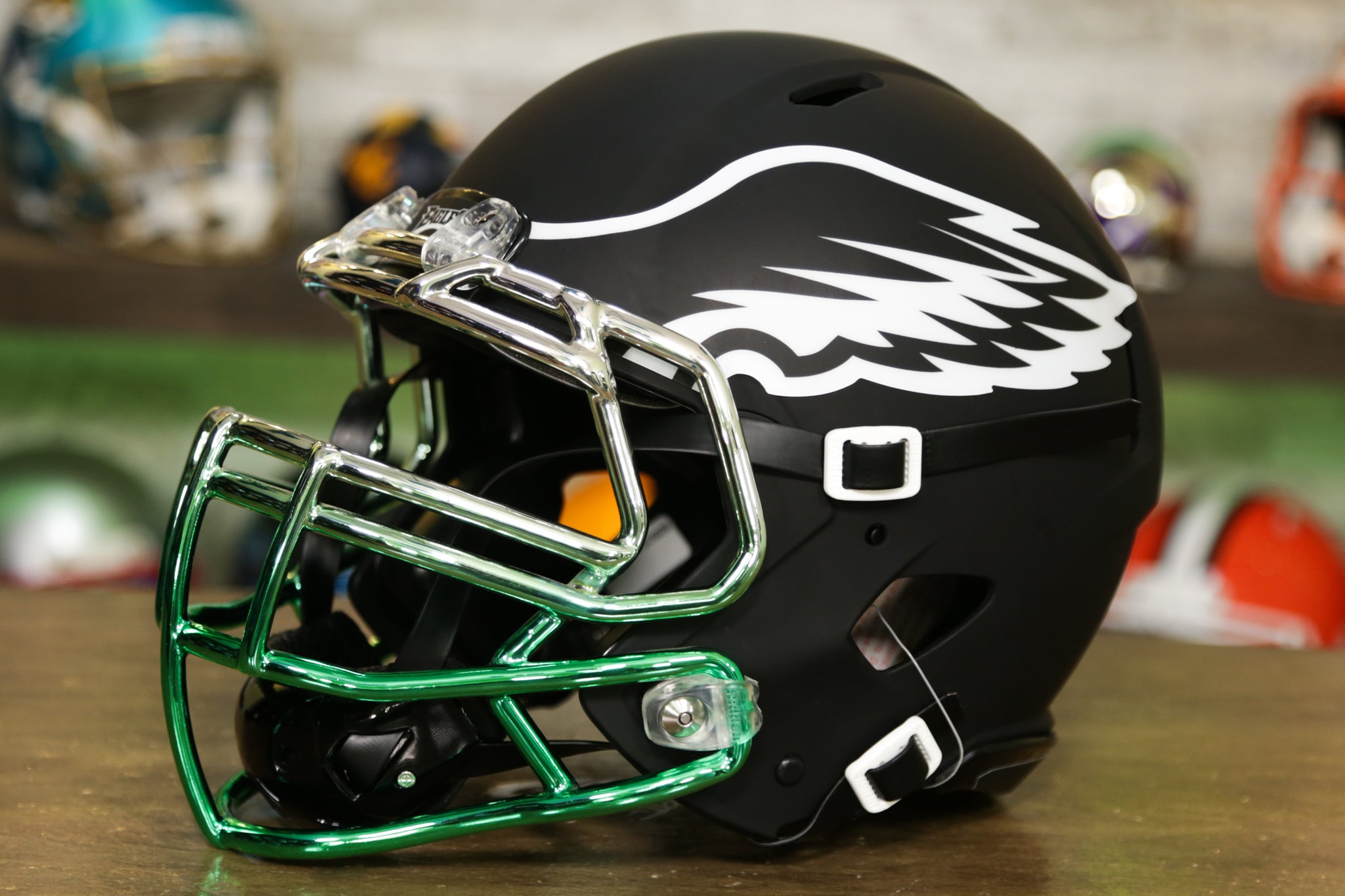 Philadelphia Eagles Riddell SpeedFlex Helmet - GG Edition – Green