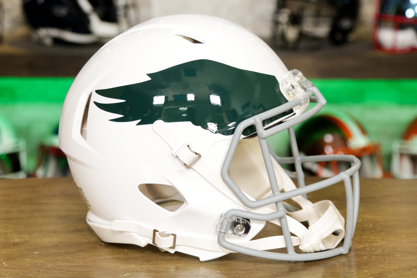 Philadelphia Eagles Riddell Speed Authentic Helmet - 1969-1973 Throwback