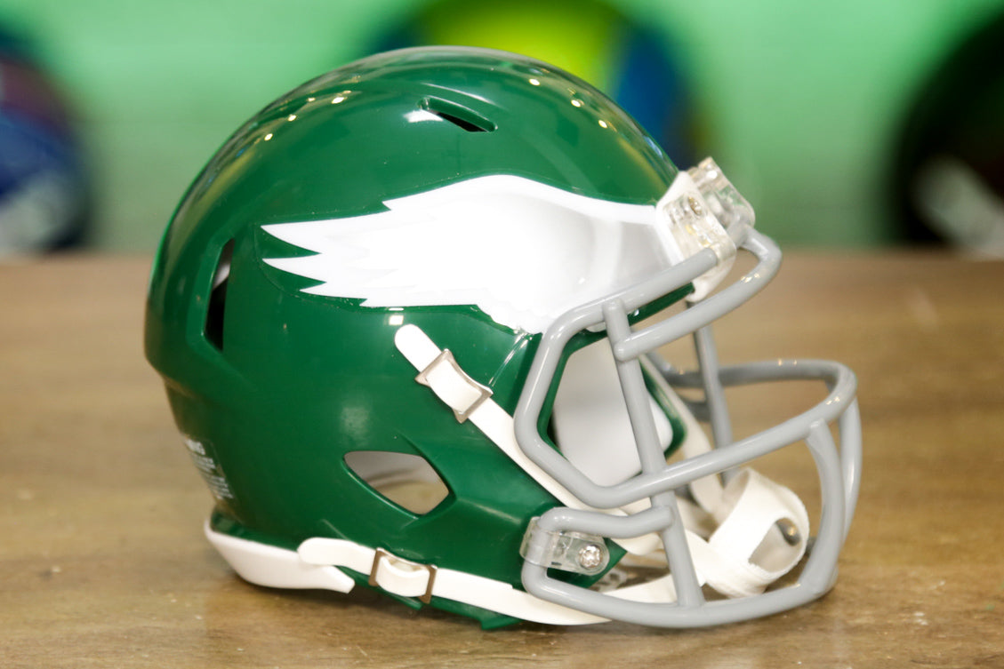 Philadelphia Eagles Riddell Speed Mini Helmet - 1974-1995 Throwback