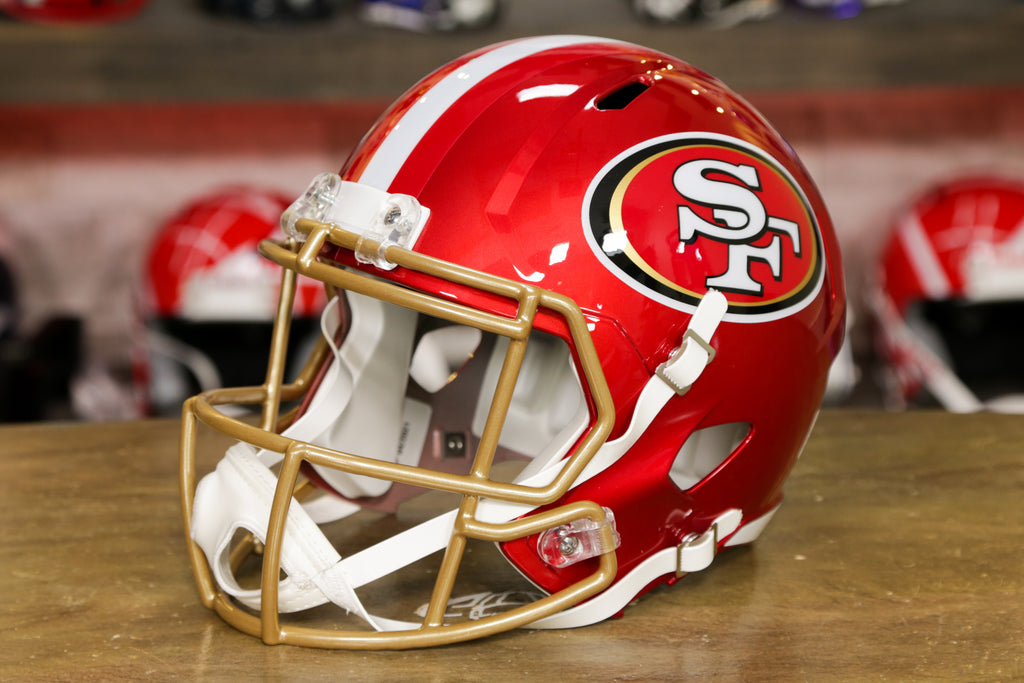 Riddell 9585551075 San Francisco 49ers Replica Mini Speed Style Color Rush  Helmet 