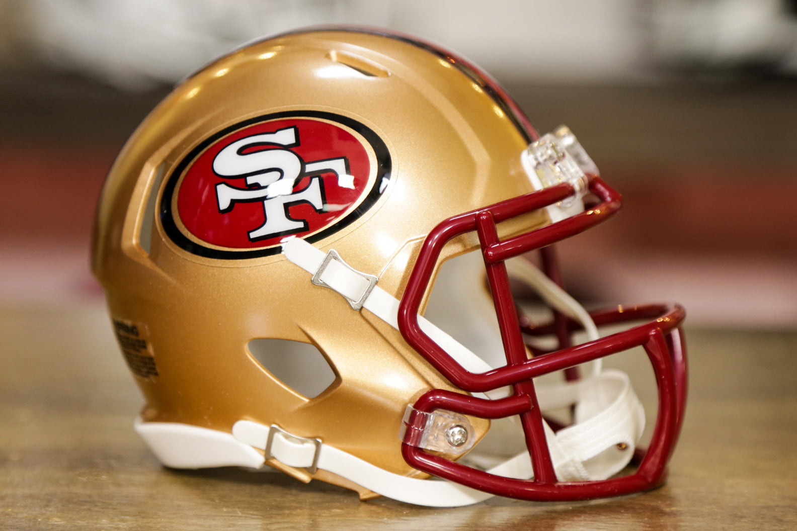 San Francisco 49ers Riddell Speed Mini Helmet - 1996-2008 Throwback