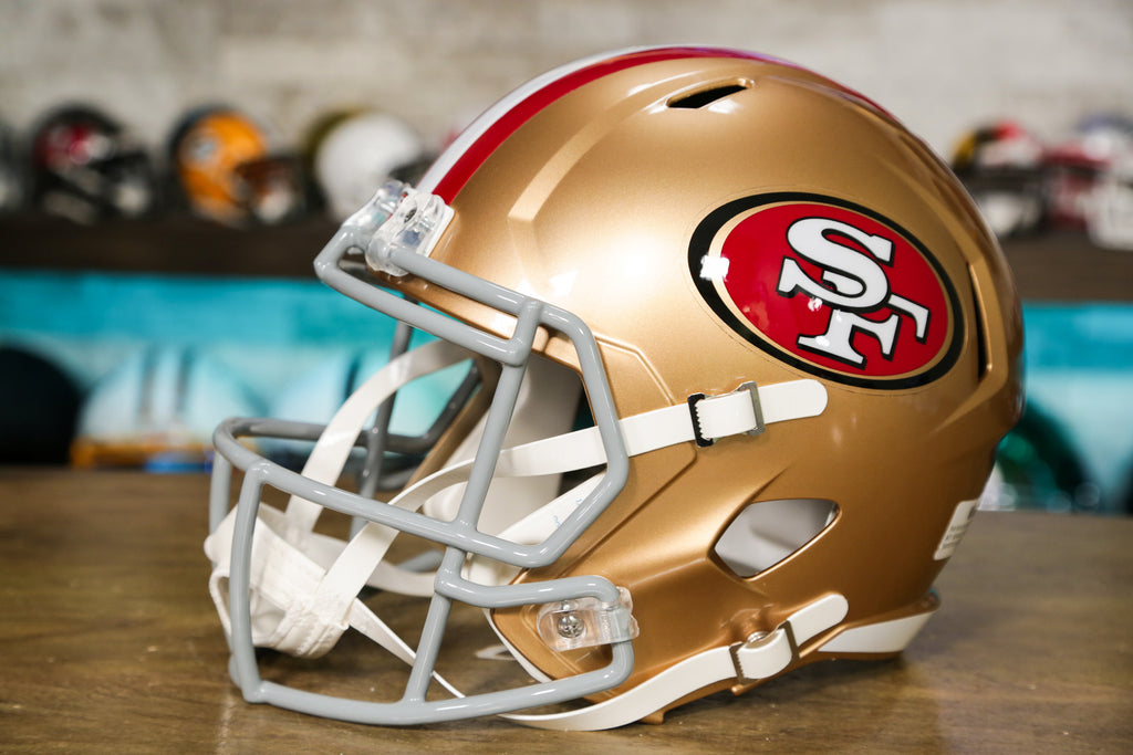 San Francisco 49ers Riddell Speed Authentic Helmet – Green