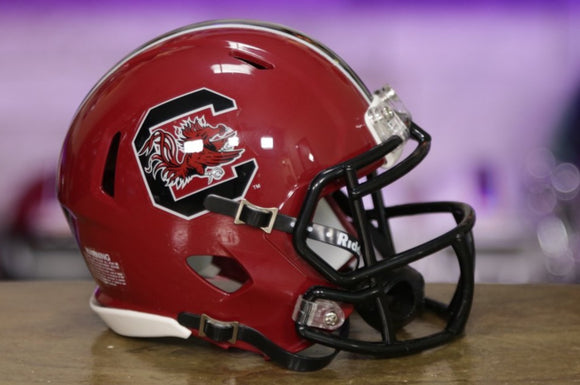 Minicasco South Carolina Gamecocks Riddell Speed ​​- Granate