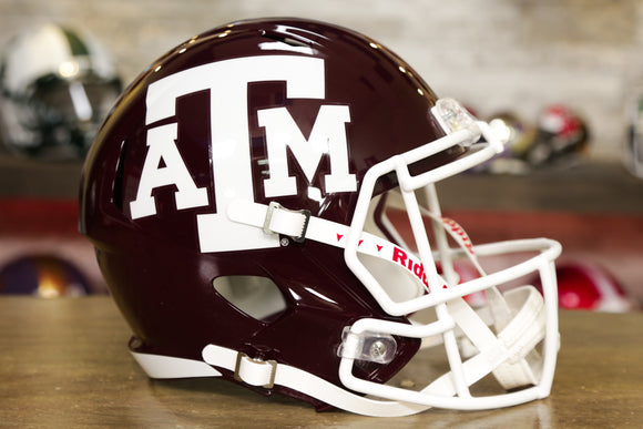 Texas A&M Aggies Riddell Speed Replica Helmet - Throwback