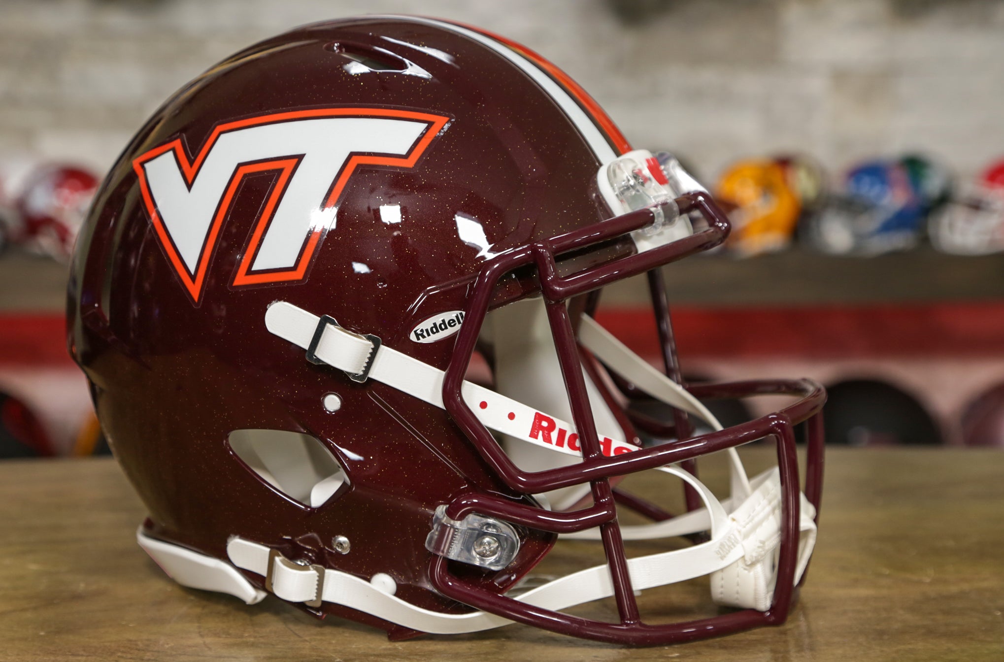 Virginia Tech Hokies Riddell Speed Authentic Helmet