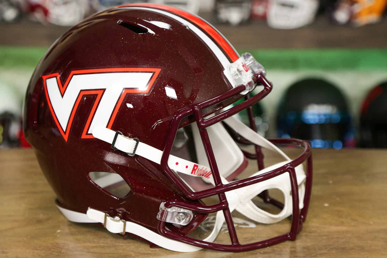 Réplica de casco Virginia Tech Hokies Riddell Speed