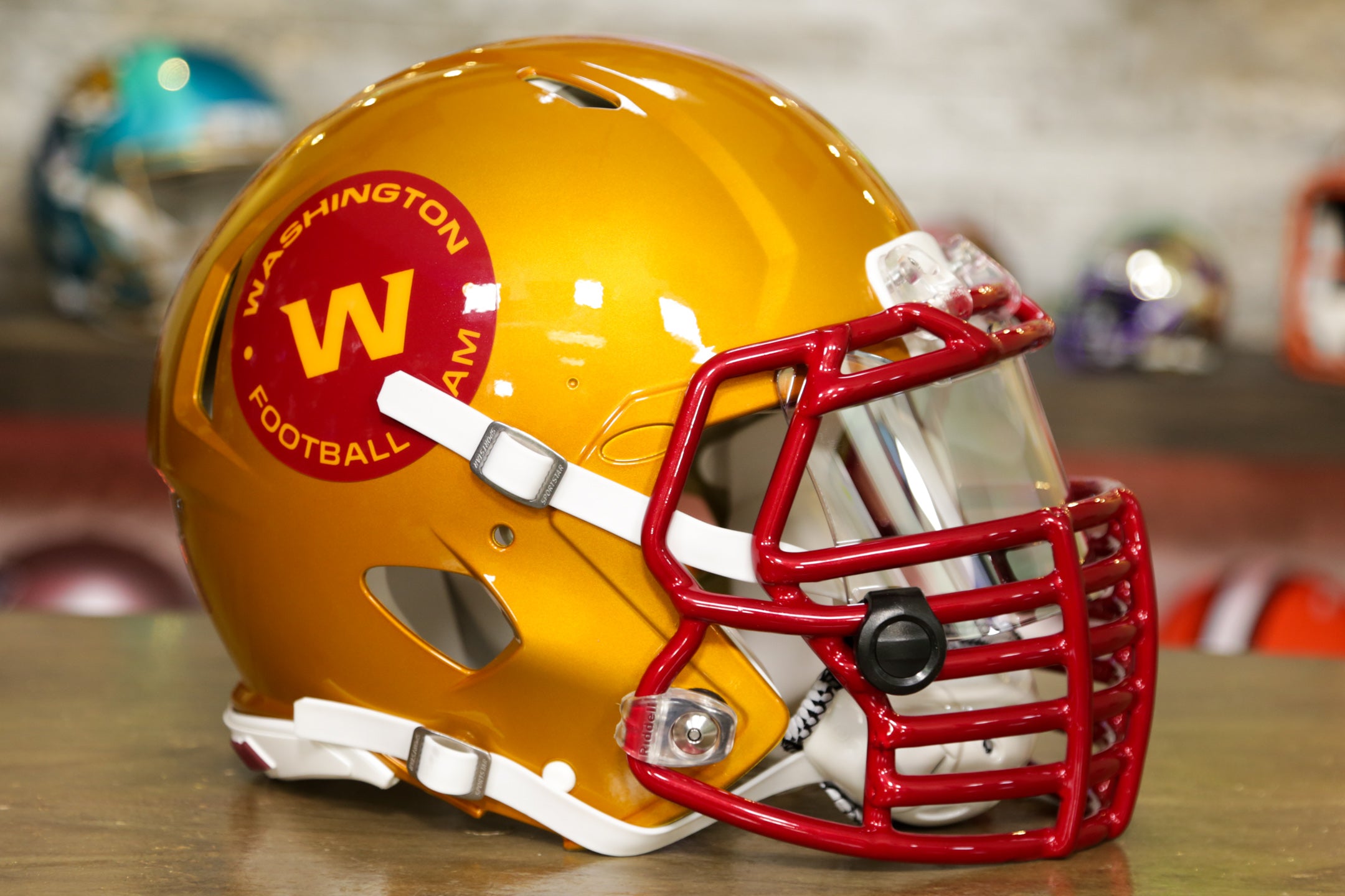 Washington football best sale team helmet