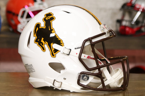 Wyoming Cowboys Riddell Speed Authentic Helmet